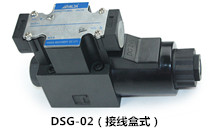 DSG-02系列電磁換向閥（接線盒式） 外形尺寸圖DSG系列液壓電磁換向閥